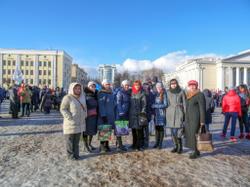 Сотрудники ГАСПИ КО на митинге